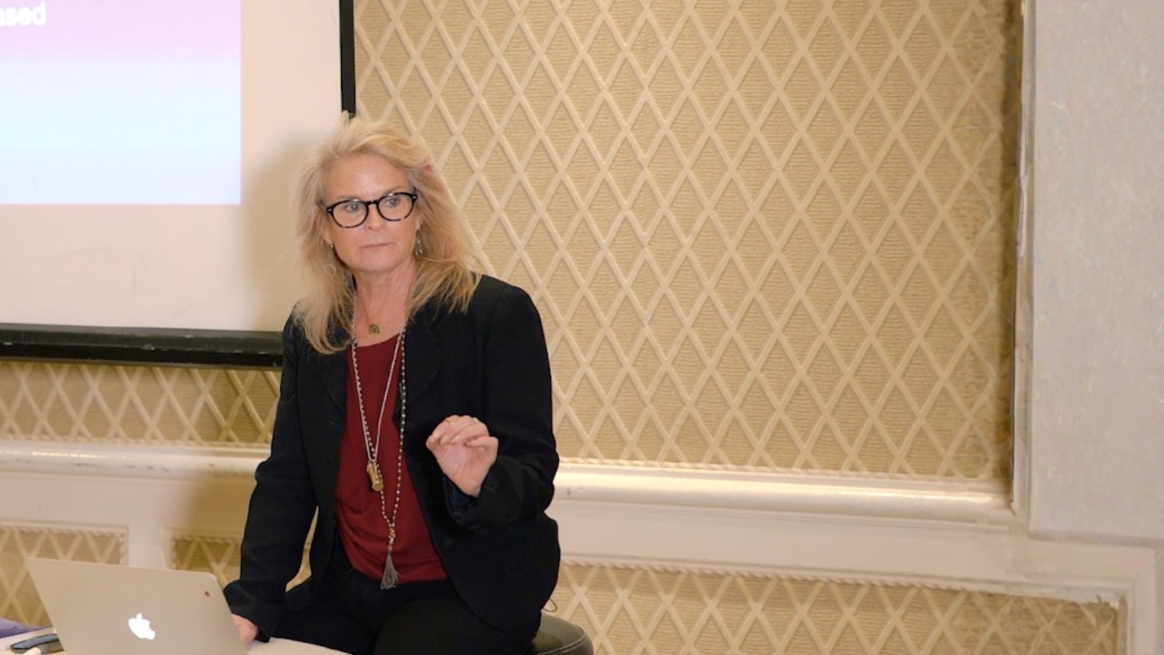 Carolyn Costin teaching