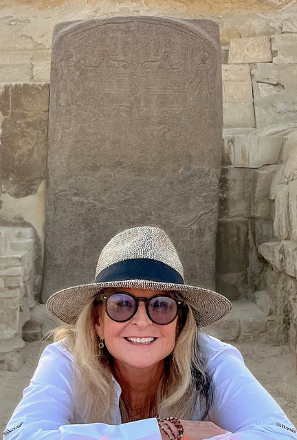 Carolyn Costin in Egypt